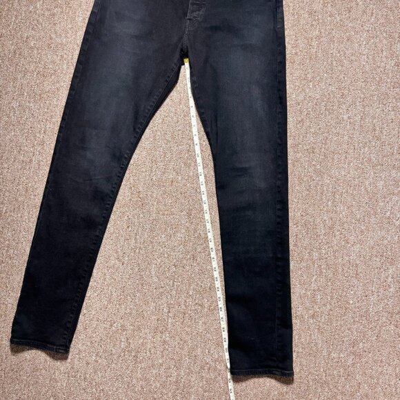 John Elliott Slim Fit Stretch Denim Jeans Faded Black Carbon Mens 34-36 $605 RRP - Picture 6 of 15